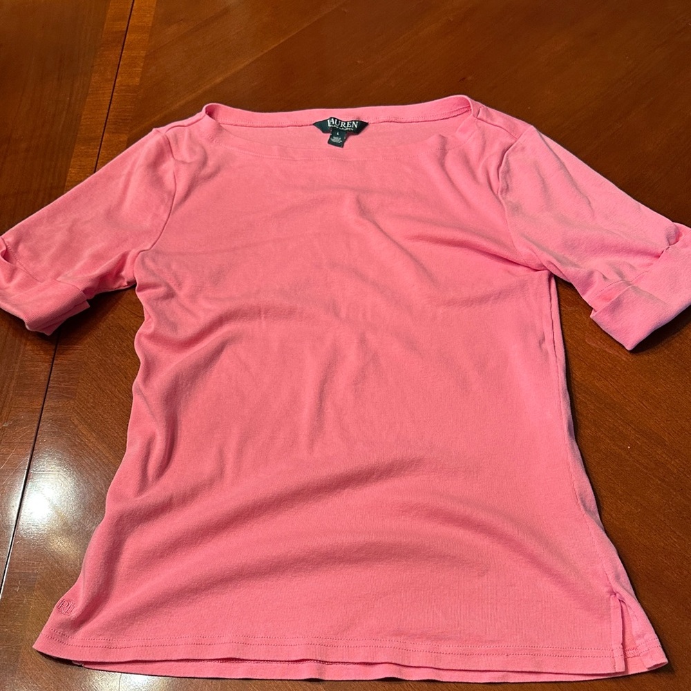 Ralph Lauren Pink Short Sleeve Tee